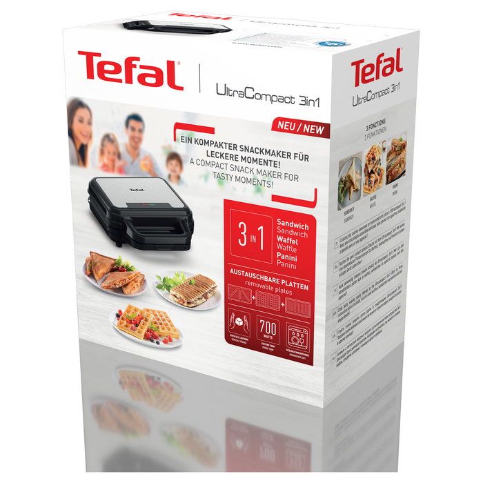 Tefal Ultra Compact SW383D10 700W Acero inoxidable