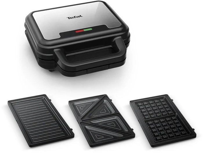 Tefal SW383D10 Sandwichera Ultra Compacta 700W Acero Inoxidable Tefal SW383D10 Sandwichera Ultra Compacta 700W Acero Inoxidable