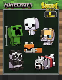 Just Toys Minecraft Figuras Antiestrés Squishme 7 cm Series 5 Expositor (16)
