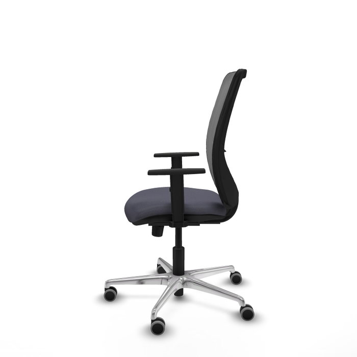 PIQUERAS Y CRESPO Silla de oficina Zulema con mecanismo Sincro, Gris