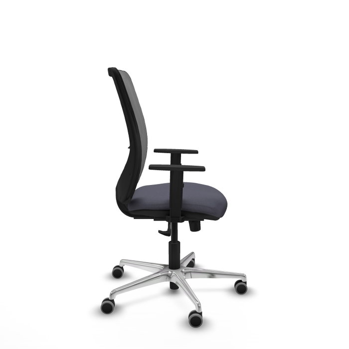 PIQUERAS Y CRESPO Silla de oficina Zulema con mecanismo Sincro, Gris