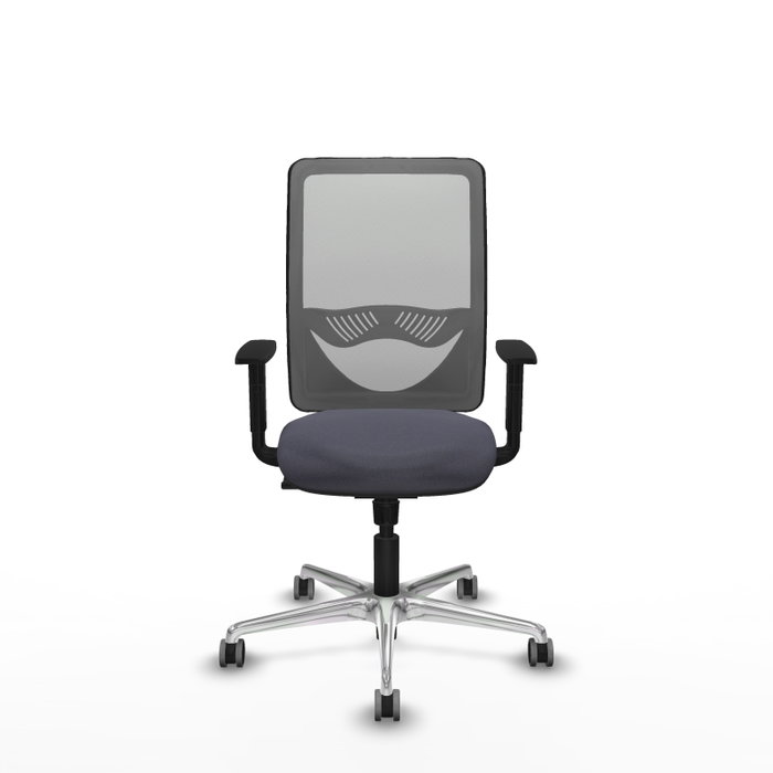PIQUERAS Y CRESPO Silla de oficina Zulema con mecanismo Sincro, Gris