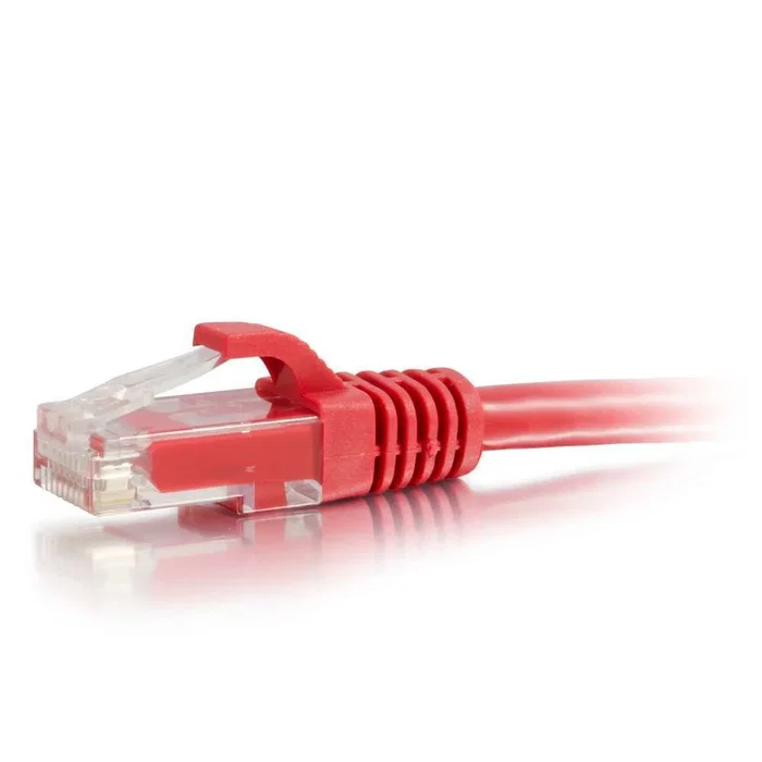 C2G 83489 Cable de Red Patch RJ45 Macho a RJ45 Macho, 3m, Cat6 U/UTP (UTP), Blanco, Protección Antienganche