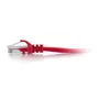 C2G 83489 Cable de Red Patch RJ45 Macho a RJ45 Macho, 3m, Cat6 U/UTP (UTP), Blanco, Protección Antienganche