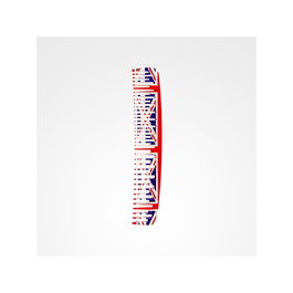 Zzmen Peine Doble Pua Recta Union Jack Line Nº4