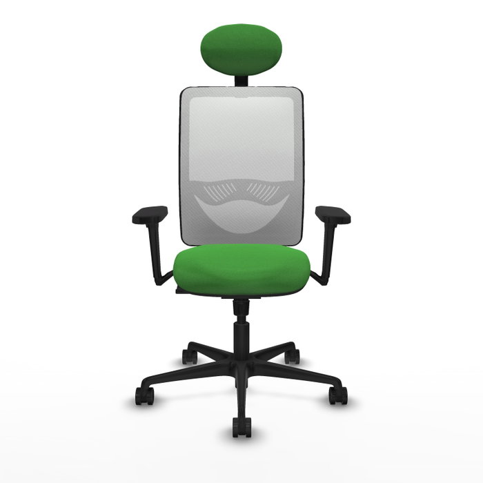 PIQUERAS Y CRESPO Silla de oficina Zulema con mecanismo Sincro, Verde y Blanco PIQUERAS Y CRESPO Silla de oficina Zulema con mecanismo Sincro, Verde y Blanco