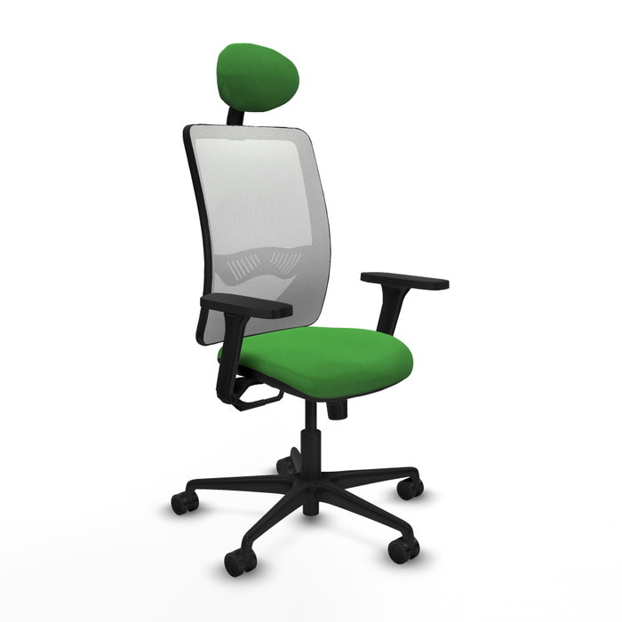 PIQUERAS Y CRESPO Silla de oficina Zulema con mecanismo Sincro, Verde y Blanco PIQUERAS Y CRESPO Silla de oficina Zulema con mecanismo Sincro, Verde y Blanco