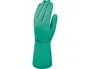 Deltaplus Guantes de nitrilo flocado de algodón para líquidos químicos talla 11