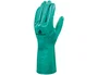 Deltaplus Guantes Nitrilo Flocado Algodón Tratado Especial Químicos Talla 11 33cm