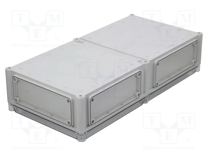 FIBOX EK Carcasa de Pared Gris de Policarbonato