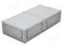 FIBOX EK Carcasa de Pared Gris de Policarbonato