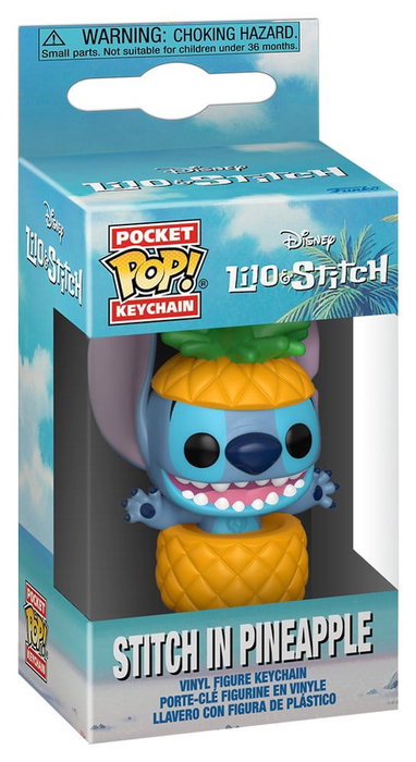 FUNKO Llavero Pocket POP Disney Lilo & Stitch - Stitch in Pineapple FUNKO Llavero Pocket POP Disney Lilo & Stitch - Stitch in Pineapple