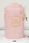 Aberto Design KALS-04270 Cesta de Fieltro Rosa 31x46 cm 100% Polipropileno Decoración y Almacenamiento Funcional