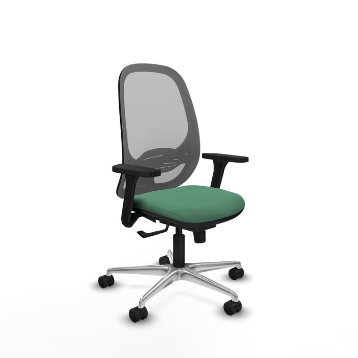 PIQUERAS Y CRESPO Silla de oficina Cilanco Verde esmeralda y Gris PIQUERAS Y CRESPO Silla de oficina Cilanco Verde esmeralda y Gris