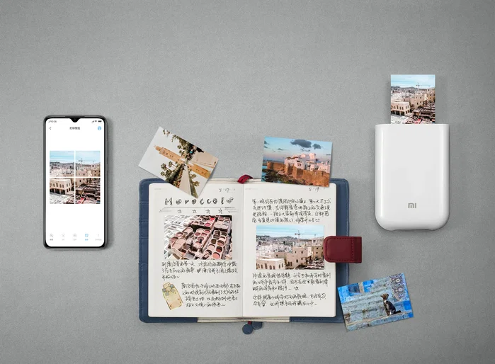 Xiaomi Papel Fotográfico Mi Portable Photo Printer 5 x 7,6 cm Blanco Mate