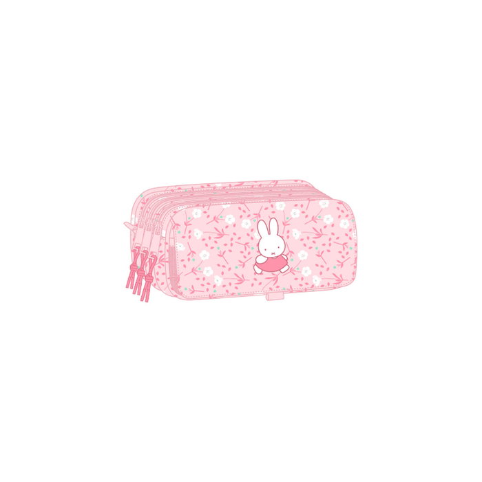 Safta Portatodo Triple Big Miffy Flores