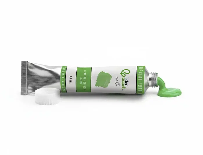 Liderpapel Tempera gouache tubo de aluminio de 60 ml verde claro