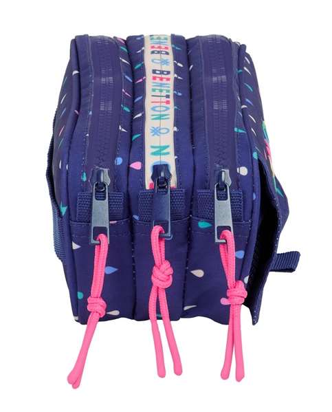 Safta Portatodo Triple Big Benetton "Drop" 21,5x10x8cm