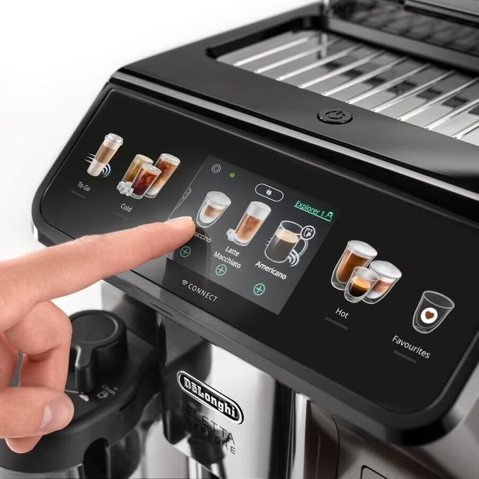 De'Longhi Eletta Explore ECAM450.86.T Máquina de café automática Cold Brew Titanio