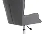Q-connect Silla de Escritorio Mes Sina Base Metálica, Ruedas Premium, Altura Max 960 mm, Color Gris