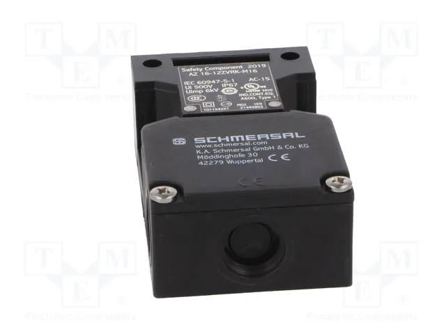 SCHMERSAL AZ 16 Interruptor de seguridad a llave NC x2 + NA