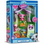 Bandai Littlest Pet Shop Camping Pack temático 3 Mascotas con animales y accesorios