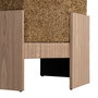 Puf Ocre Dm-Tejido 50 X 50 X 44 cm