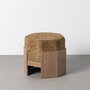 Puf Ocre Dm-Tejido 50 X 50 X 44 cm