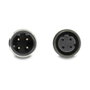 DeLOCK Cable M12 Codificado D 4 Pin Macho a Hembra Negro 1 m