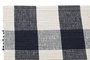 DKD Home Decor Salvamanteles Individuales de Algodón Cuadros Azul 6 Unidades