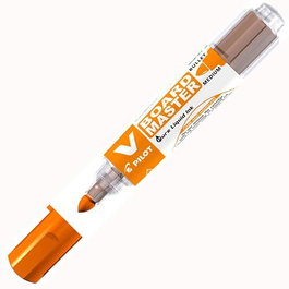 Pilot V Board Master Rotulador Recargable para Pizarra Blanca, Naranja, Set de 10 (Set de 10)