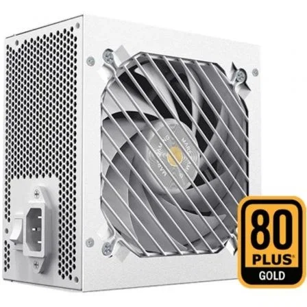 Mars Gaming Fuente de Alimentación MPB1000SI 1000W 80 Plus Gold Ultra Silenciosa (14 dB) con Ventilador 12cm, Blanca, AI2-RPM, 7 Años de Garantía