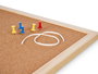 Pincello Tablero Corcho 40 x 60 cm con Marco de Madera (Set de 12)