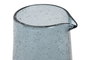 DKD Home Decor Jarra de Cristal Burbujas Azul 1,1L