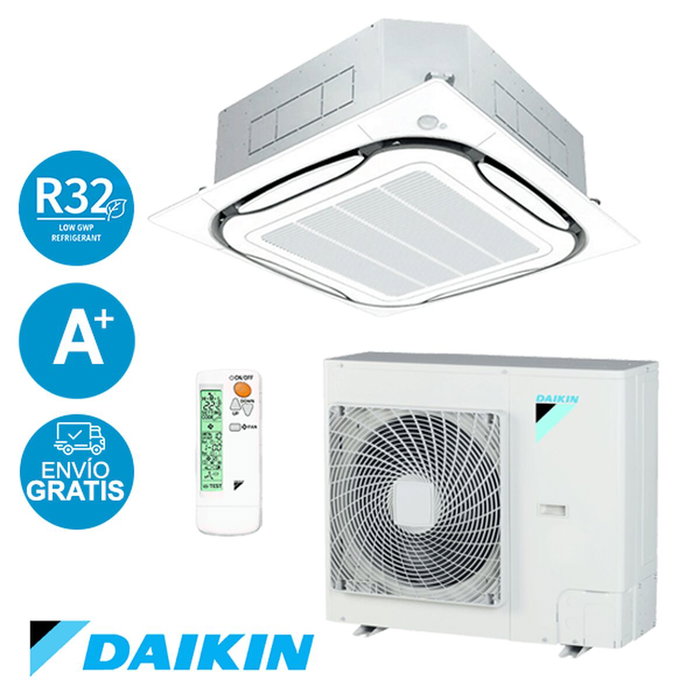 Aire Acondicionado Daikin ACAS100B A+/A+ Blanco A+/A+ 10500-10999 fg/h Aire Acondicionado Daikin ACAS100B A+/A+ Blanco A+/A+ 10500-10999 fg/h