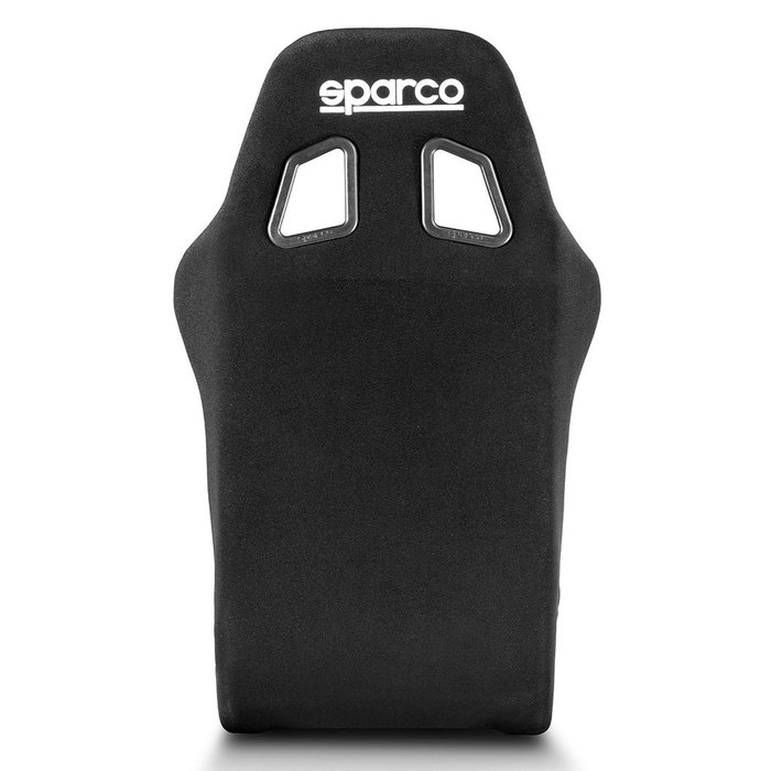 Sparco Sprint+ Asiento de Competición Negro SBRR0003B0K0100N para Calle, Track Day y Sim Racing con Estructura Tubular y Soporte Lumbar