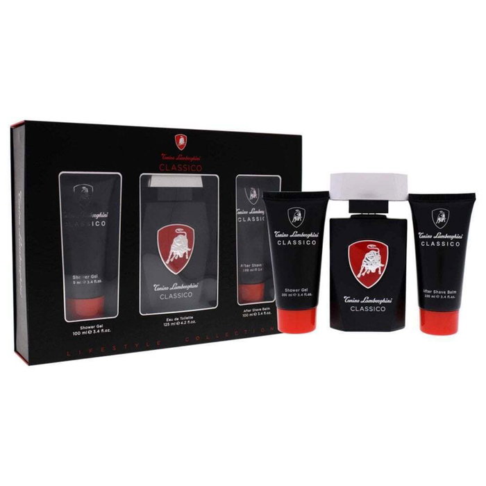 Tonino Lamborghini Classico Gift Set con Eau de Toilette, Gel de Baño y Bálsamo After-Shave Tonino Lamborghini Classico Gift Set con Eau de Toilette, Gel de Baño y Bálsamo After-Shave