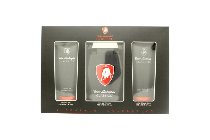 Tonino Lamborghini Classico Gift Set con Eau de Toilette, Gel de Baño y Bálsamo After-Shave Tonino Lamborghini Classico Gift Set con Eau de Toilette, Gel de Baño y Bálsamo After-Shave