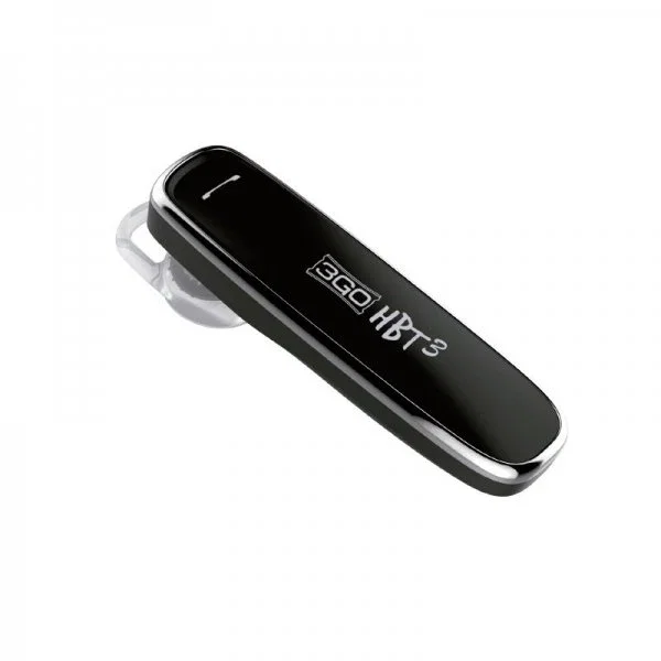 3GO HBT3 Auriculares Bluetooth Intrauditivos para Llamadas Manos Libres Negro - 4h Conversación, Bluetooth 5.0, Automático, Conexión Doble, Voz, Música, Botones, 10m Alcance