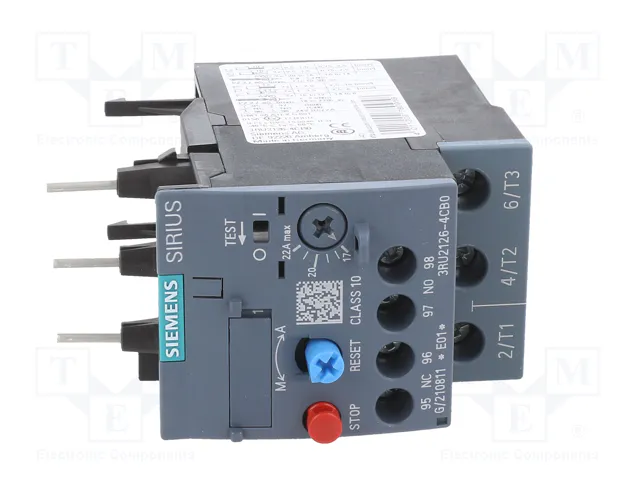 SIEMENS 3RU2126-4CB0 Relé térmico S0 17...22A