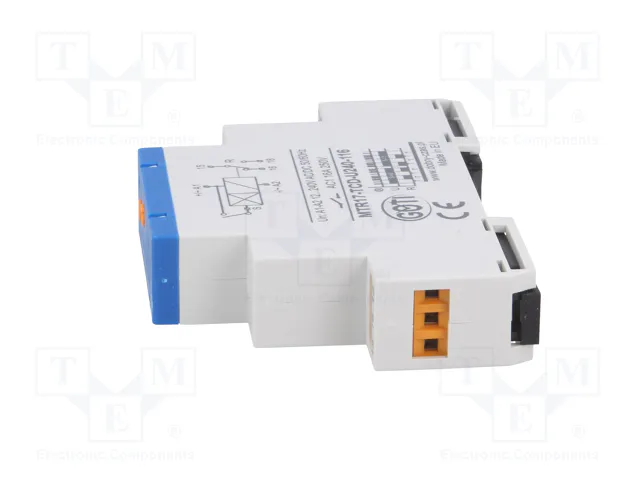 DOBRY CZAS MTR Relé de tiempo 1s÷100h SPDT 250VAC/16A 12÷240VAC