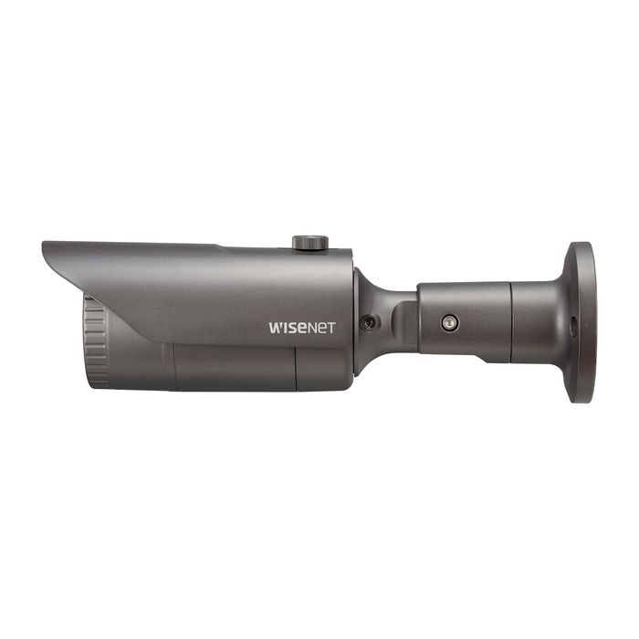 Hanwha Cámara IP Bullet Q Series 4MP Lente Fijo 2.8mm Antivandálica IR 20m WDR H.265 IK10 IP66 12V/PoE