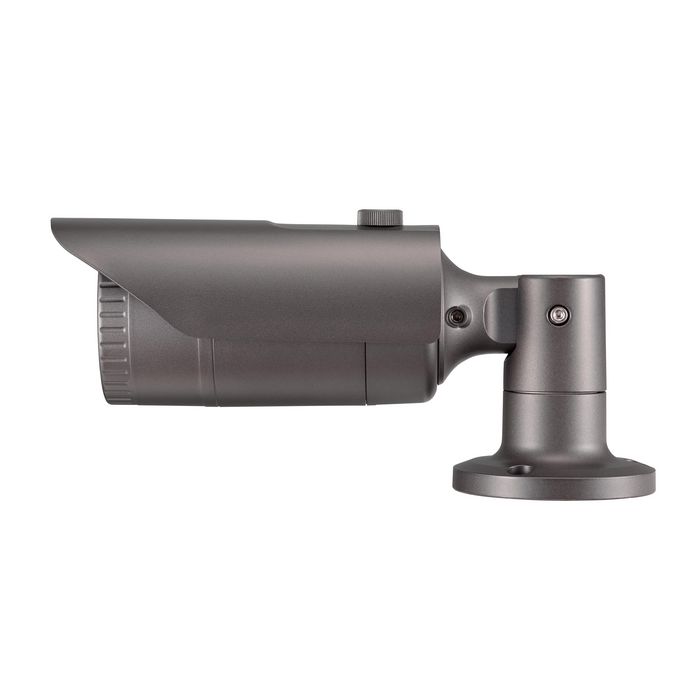 Hanwha Cámara IP Bullet Q Series 4MP Lente Fijo 2.8mm Antivandálica IR 20m WDR H.265 IK10 IP66 12V/PoE