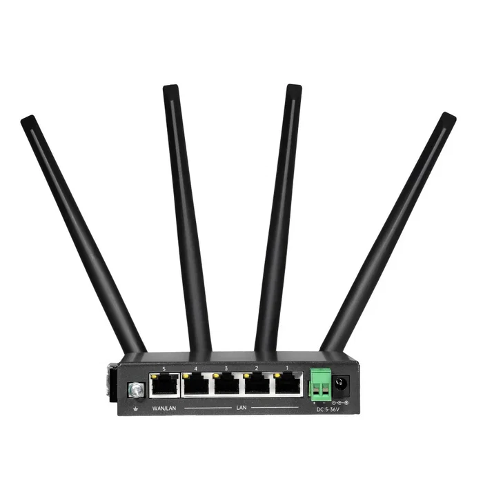 Edimax D4G-7459AC Router Industrial 4G LTE con Wi-Fi AC1200 Doble Banda (2.4GHz/5GHz), 4 Puertos LAN, Negro Edimax D4G-7459AC Router Industrial 4G LTE con Wi-Fi AC1200 Doble Banda (2.4GHz/5GHz), 4 Puertos LAN, Negro