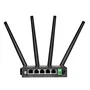 Edimax D4G-7459AC Router Industrial 4G LTE con Wi-Fi AC1200 Doble Banda (2.4GHz/5GHz), 4 Puertos LAN, Negro