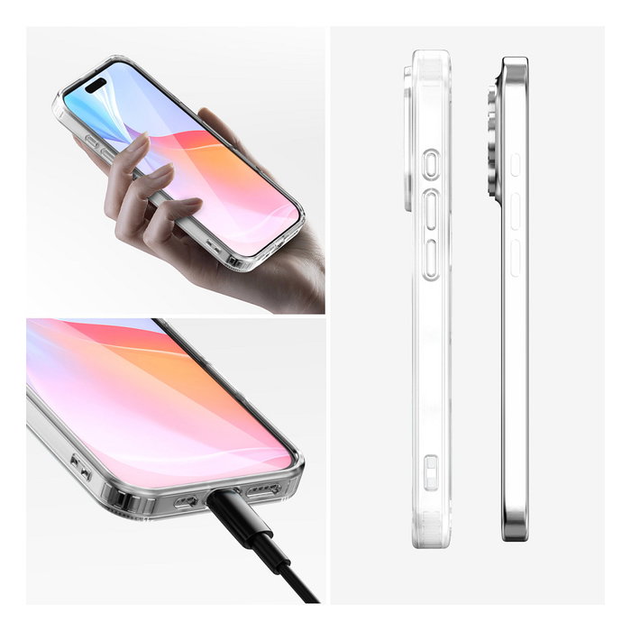 4smarts Protector de Pantalla y Trasero Premium 360 para iPhone 16 Pro Max (541193), Transparente, Resistente a Golpes y Rayones