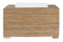 DKD Home Decor Banana 1c25 Sillón Natural Blanco Fibra Teca 92 x 65 x 117 cm