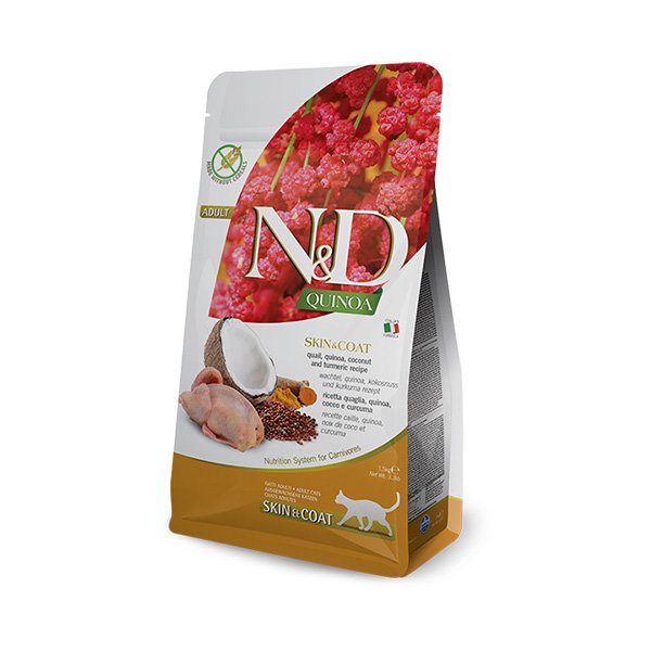 Farmina N&D Quinoa Skin Coat Codorniz 1,5kg Farmina N&D Quinoa Skin Coat Codorniz 1,5kg