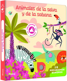 AUZOU EDITIONS Mis primeros sonidos. Animales de la selva y de la sabana