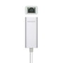 Aisens Conversor USB-C a Ethernet Gigabit 10/100/1000 Mbps A109-0505 Plata